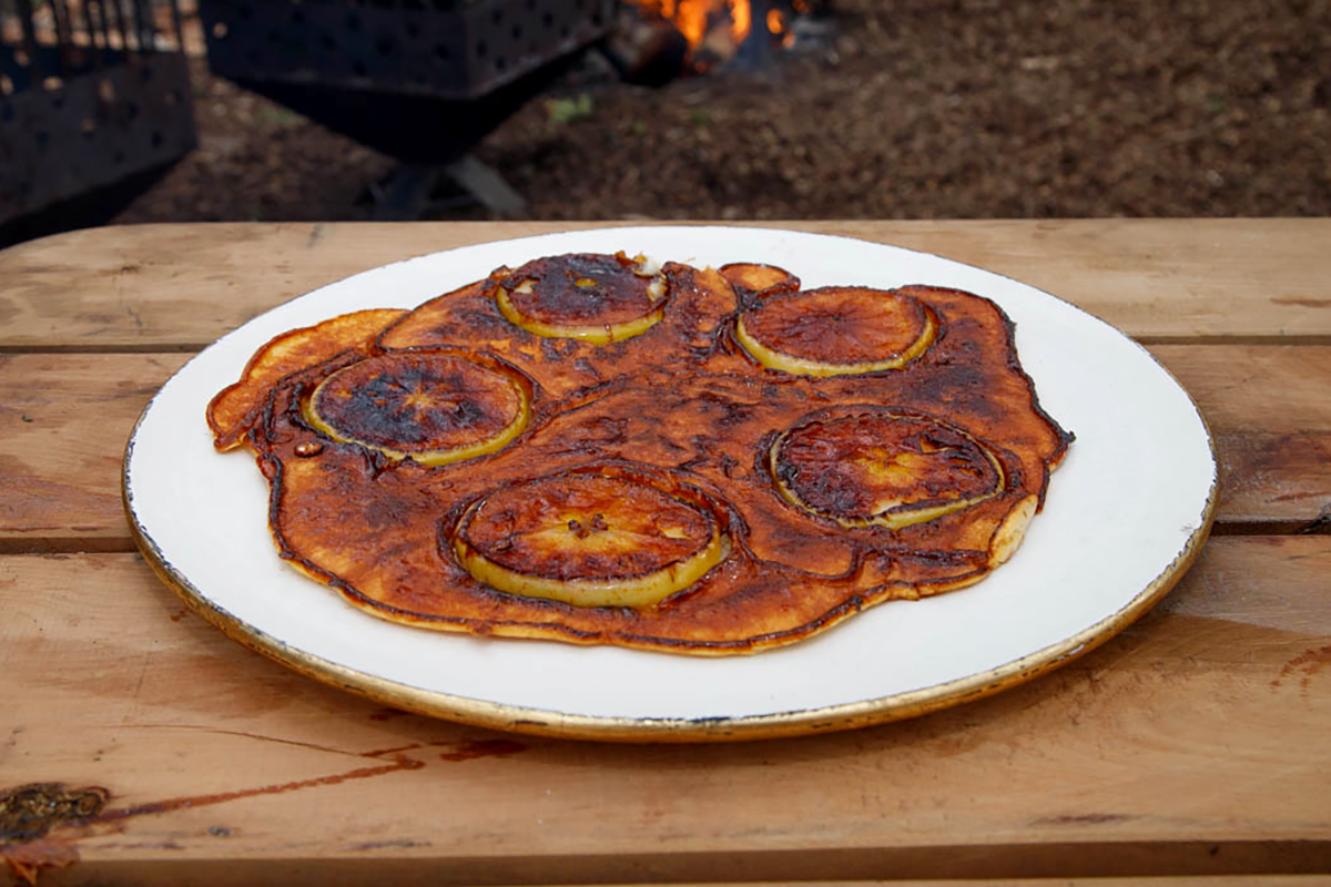 Francis Mallmann apple pancake