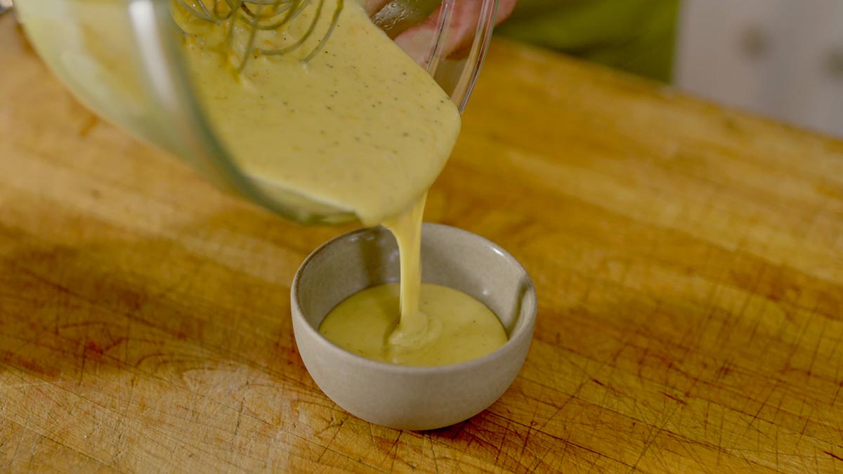 À la minute Miso Hollandaise Sauce