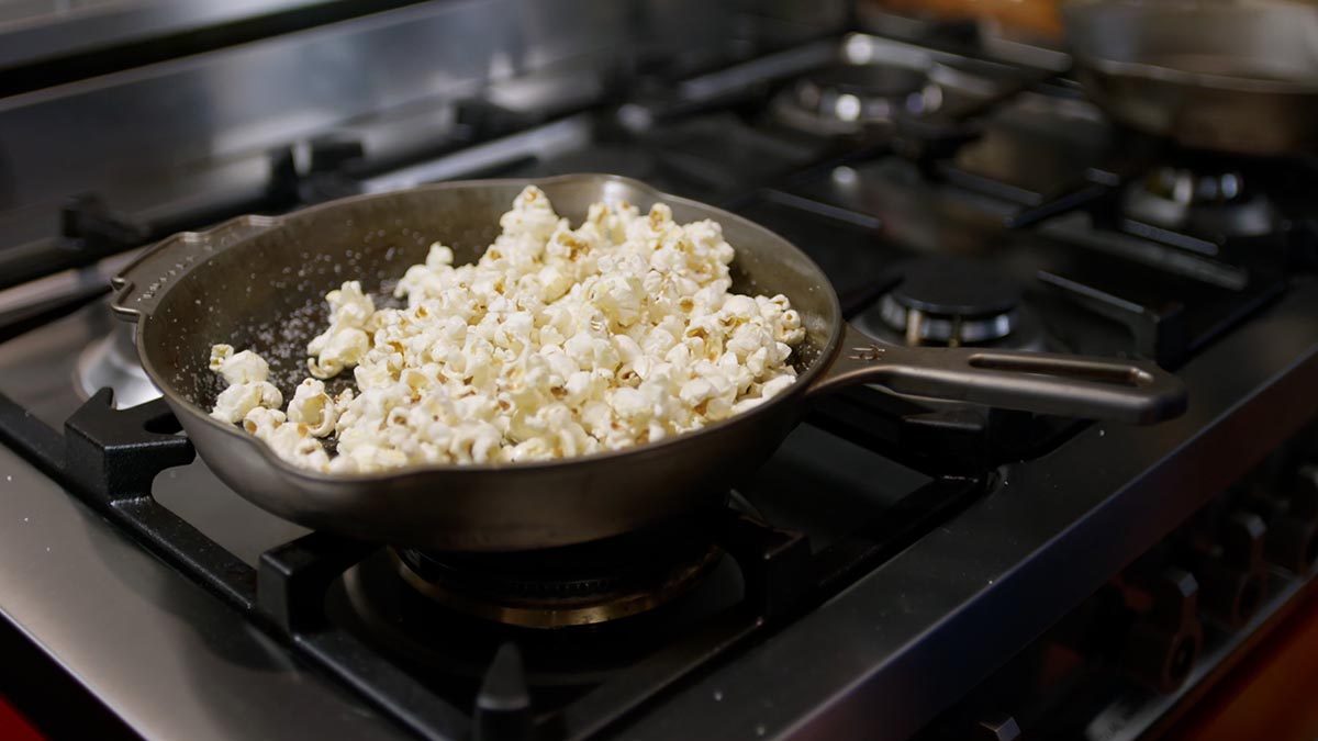 Buttered Popcorn. Make the best buttered popcorn imaginable.