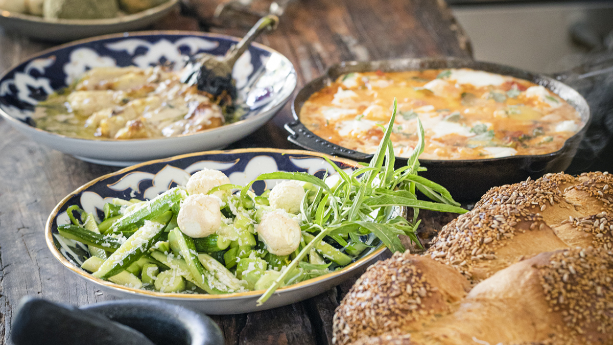 Israeli Breakfast.