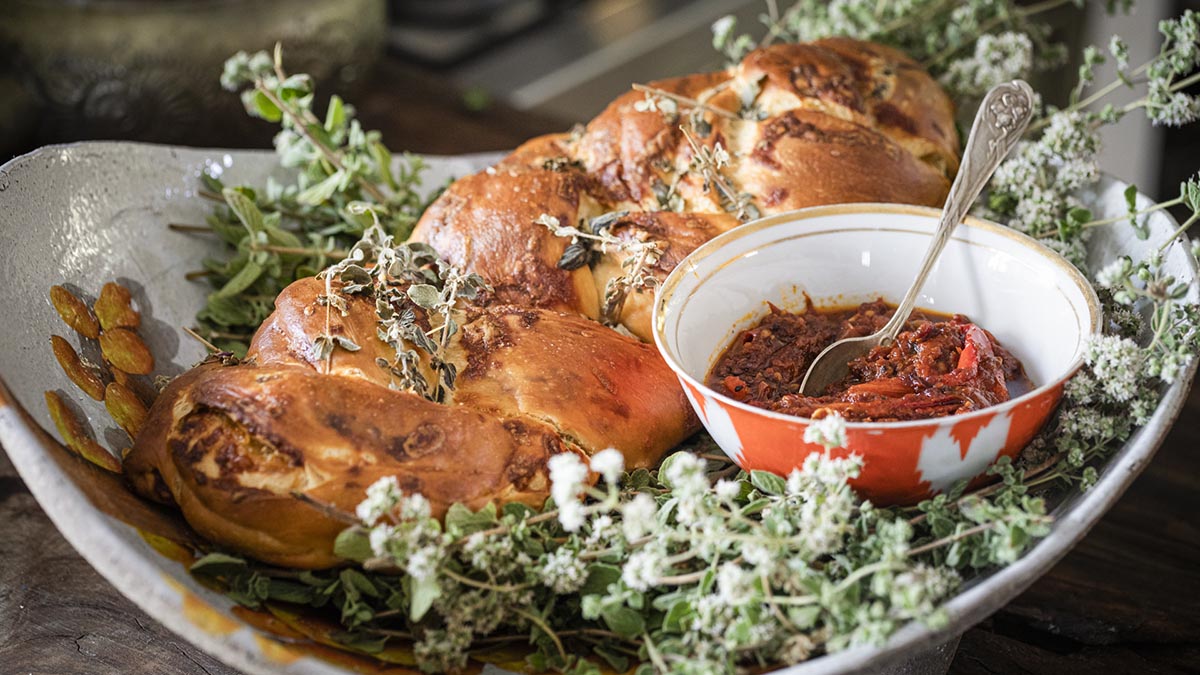 Cheese Stuffed Challah. Make this incredible version of Erez’s Challah, with cheese hidden inside for the most heavenly surprise. Learn the technique to creating the stuffed braids, and try it out with anything you can dream of.