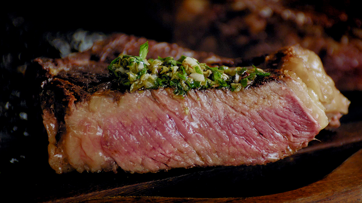 The Perfect Steak With Chimichurri