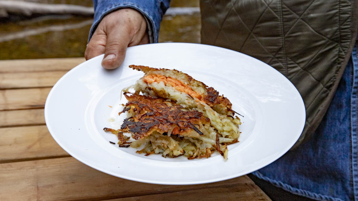 Trout-Stuffed Rösti.