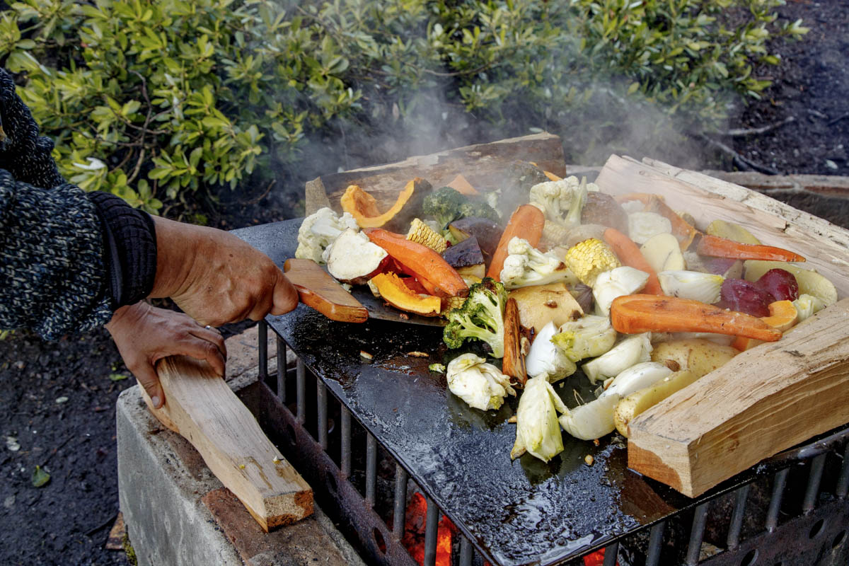 Chapa Veggies. Learn how to perfectly choose, cut, and cook fresh vegetables on the plancha. Feel free to swap any veggies for your personal favorites or whatever you have in the fridge.