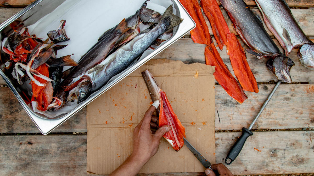 Filleting Fish. Francis teaches techniques like the proper way to fillet a fish, using his favorite knife that he bought in 1978 in Paris. This simple recipe will be a total brunch crowd pleaser for your family and friends.