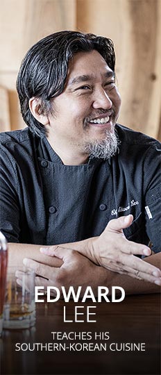 Chef Edward Lee teaches Southern-Korean cuisine