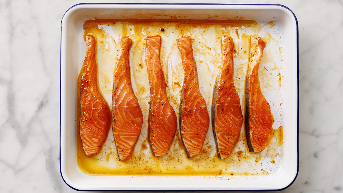 Salmon, Lemon & Smoked Paprika Traybake