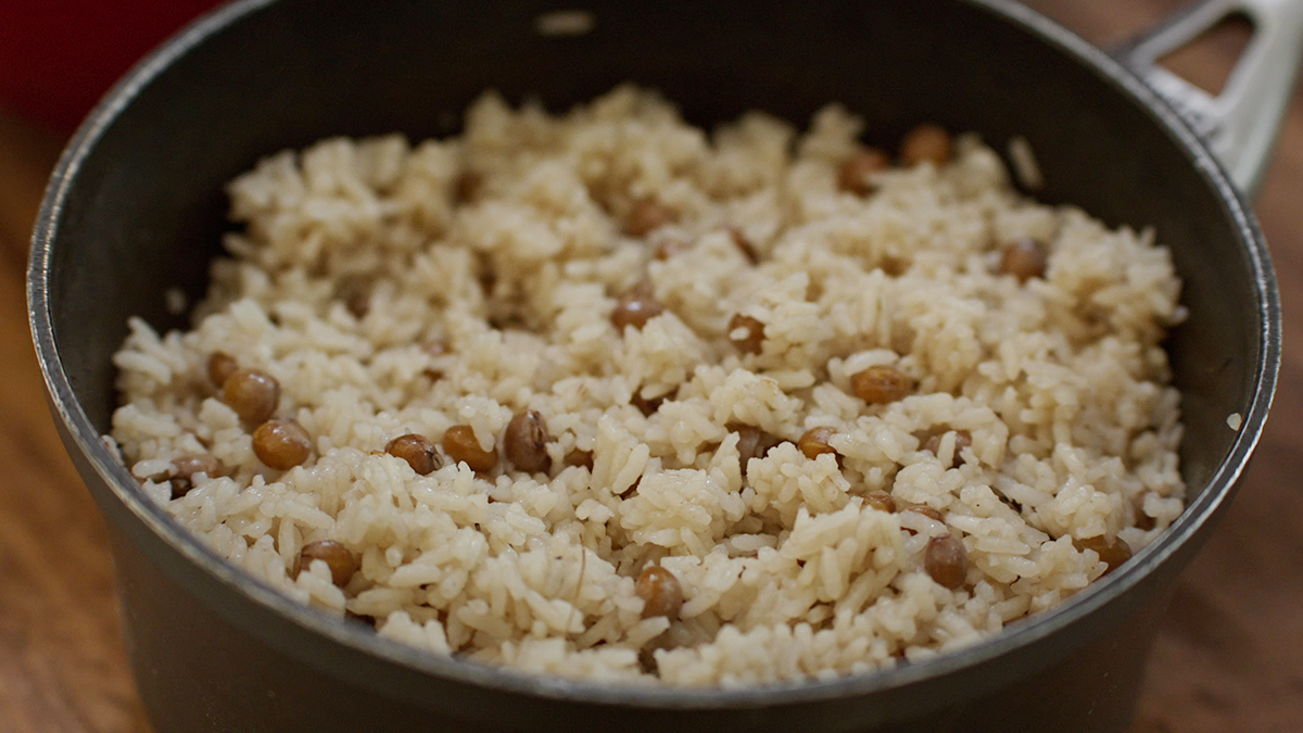 Coconut Rice. An island classic that will become your new favorite white rice. The coconut milk has a creamy, slightly sweet and nutty profile, and brings the perfect balance to a spicy dish.