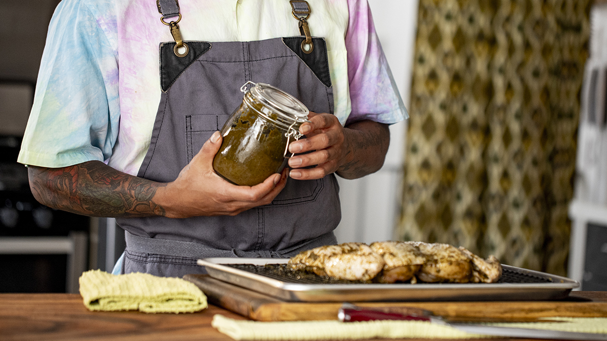 Jerk Marinade & Grilling. A deep, flavorful, and spicy marinade to create the perfect Jamaican jerk chicken at home. Kwame shows you how spending a little extra time in prep will lead to the most delicious jerk you’ve ever tasted.