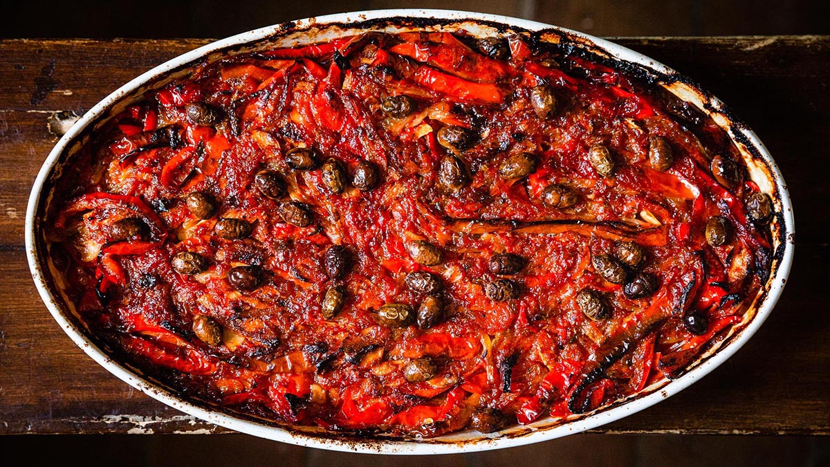 Peperonata with Passata di Pomodoro